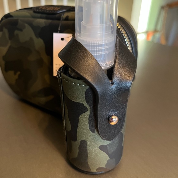White House Black Market Camo Beauty Bag and Spray Bottle - Picture 2 of 4